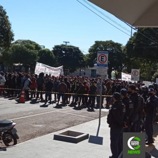 Indígenas realizam novo protesto contra a PL 490 em Guaíra