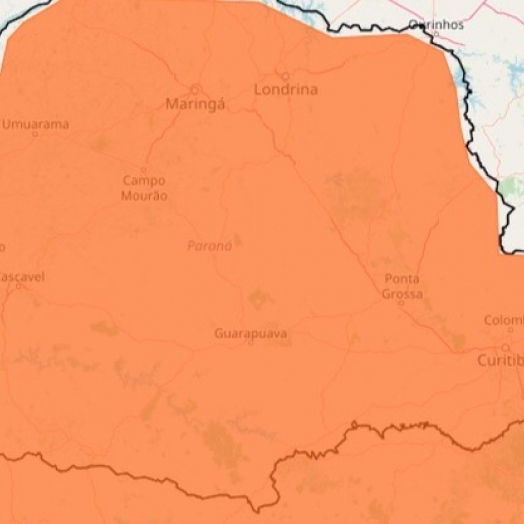 Inmet emite alerta de tempestade para todos os municípios do Paraná nesta quarta-feira (10)