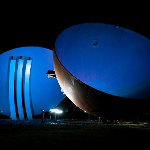 Itaipu adere ao Novembro Azul com campanhas internas e iluminação de edificações da usina