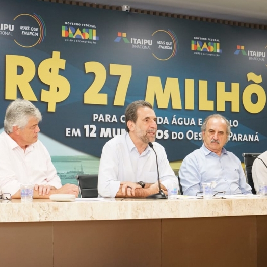 Itaipu assina convênio de R$ 29 milhões com 12 municípios do Oeste do Paraná