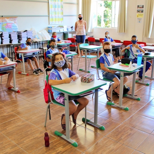 Itaipulândia: Mais de 90% dos alunos retornaram às atividades escolares