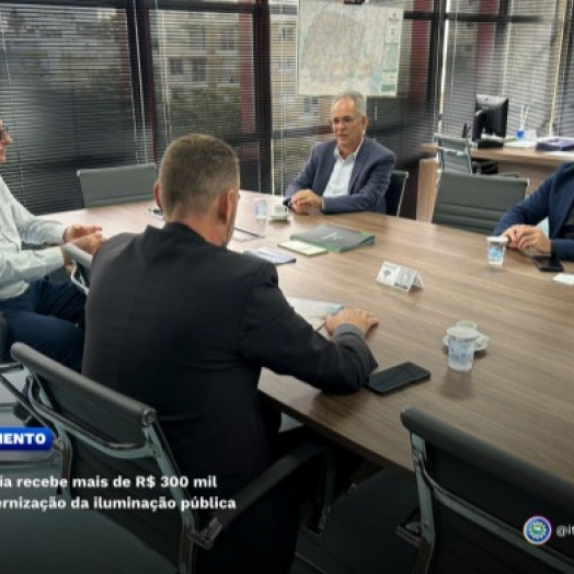 Itaipulândia recebe mais de R$ 300 mil para modernização da iluminação pública