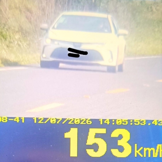 Mais de 1,6 mil motoristas são flagrados em excesso de velocidade nas rodovias do Oeste