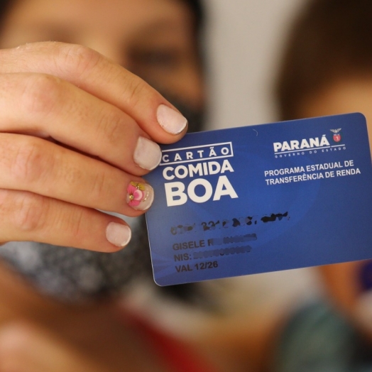 Mais de 50 mil famílias já utilizam o Cartão Comida Boa no Paraná