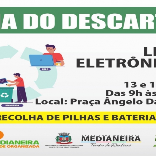 Março terá Dia de Descarte de Eletrônicos  em Medianeira