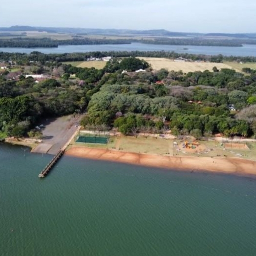 Marinha interdita rampa de acesso ao lago no balneário de Santa Helena