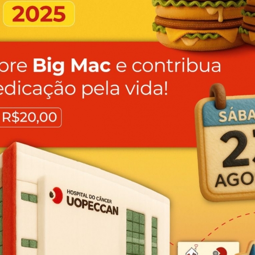 McDia Feliz 2025: Uopeccan convida comunidade a transformar Big Mac em esperança para crianças com câncer