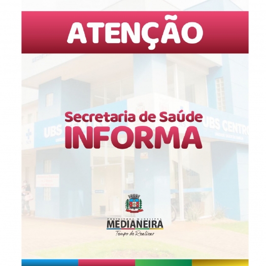 Medianeira antecipa 2ª dose da Pfizer e inicia a dose reforço para idosos acima de 70 anos