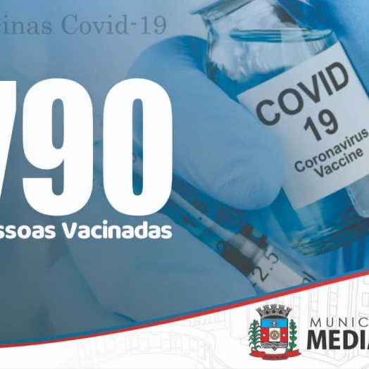 Medianeira tem mais de 790 pessoas vacinadas contra o coronavírus