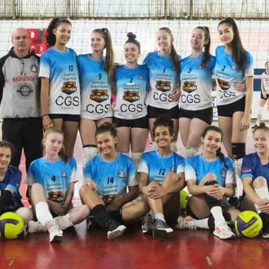 Medianeira lidera na primeira etapa do Campeonato Paranaense de Vôlei Sub-16 feminino