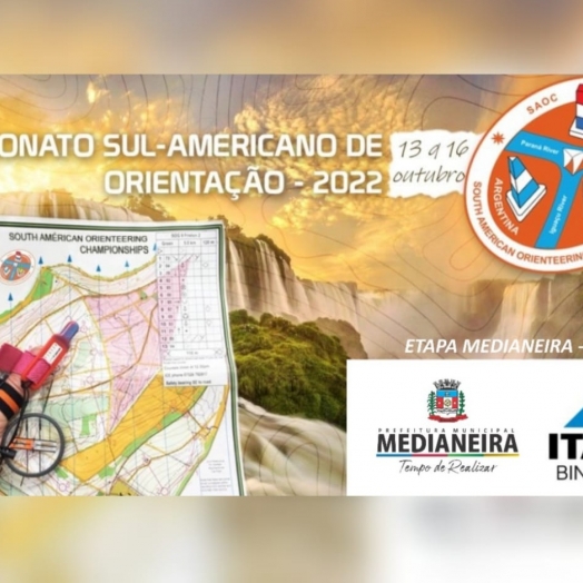 Medianeira recebe etapa do Campeonato Sul-Americano de Orientação