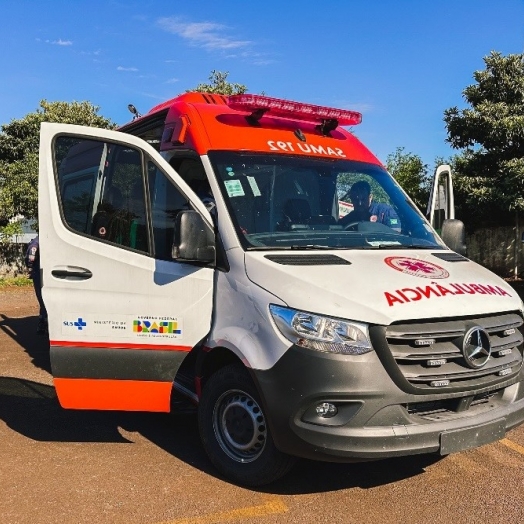 Medianeira: SAMU recebe nova Ambulância de Suporte Básico