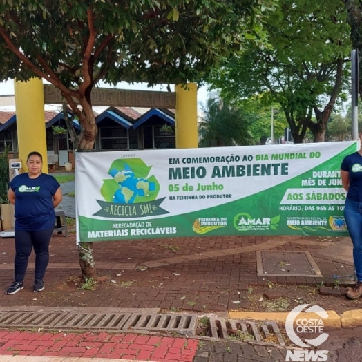 Meio Ambiente realiza nesta quarta-feira (15) a etapa mensal da campanha Recicla SMI