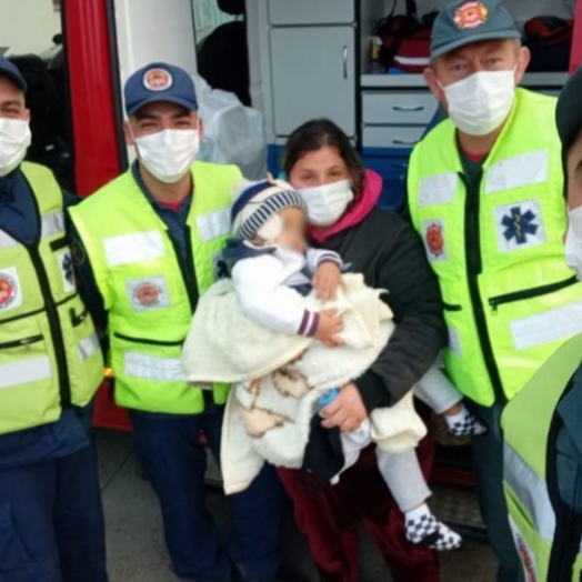 Menino de 2 anos fica 13 horas perdido em mata em Santa Catarina