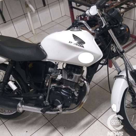 Menor é apreendido e tem moto recolhida após fugir da PM em Diamante D