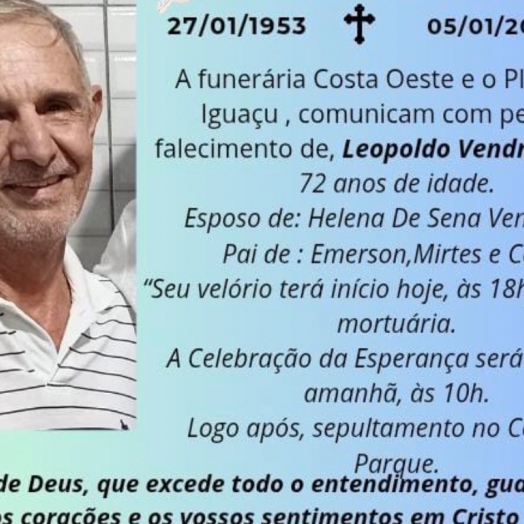 Morre aos 72 anos o entusiasta do jornalismo Leopoldo Vendramin