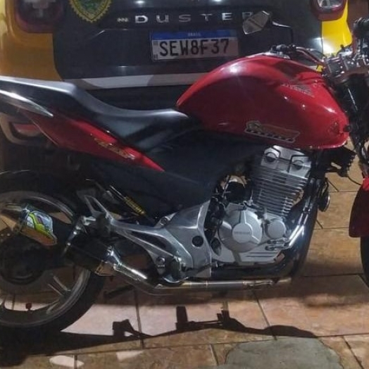 Motocicleta com escapamento adulterado é apreendida em São Miguel do Iguaçu