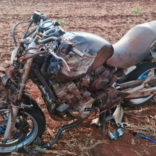 Motociclista fica gravemente ferido em acidente entre Santa Helena e Entre Rios do Oeste