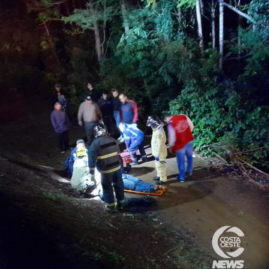 Motociclista morre após grave acidente entre Santa Helena e Sub Sede