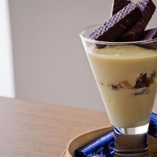 Mousse maravilha de bis de limão