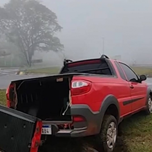 Mulher fica ferida em acidente na BR-277 entre Santa Tereza do Oeste e Céu Azul