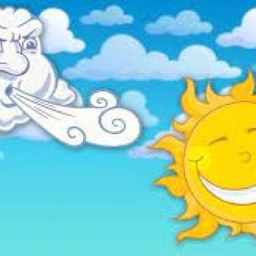 O sol e o vento