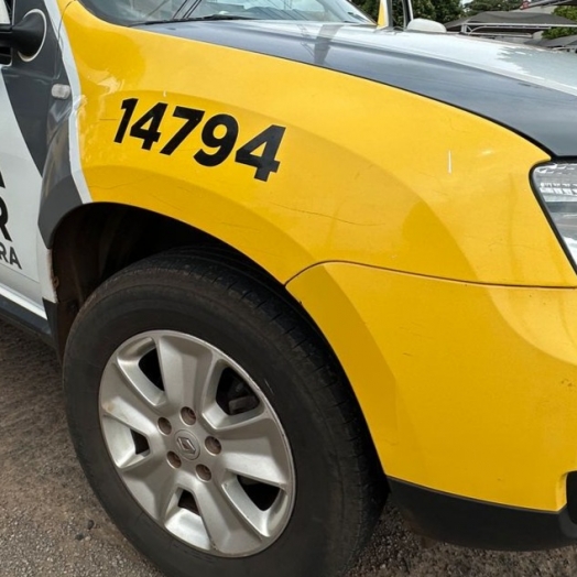 Ocorrência em São Miguel do Iguaçu termina com homem preso, PM ferido e veículo apreendido