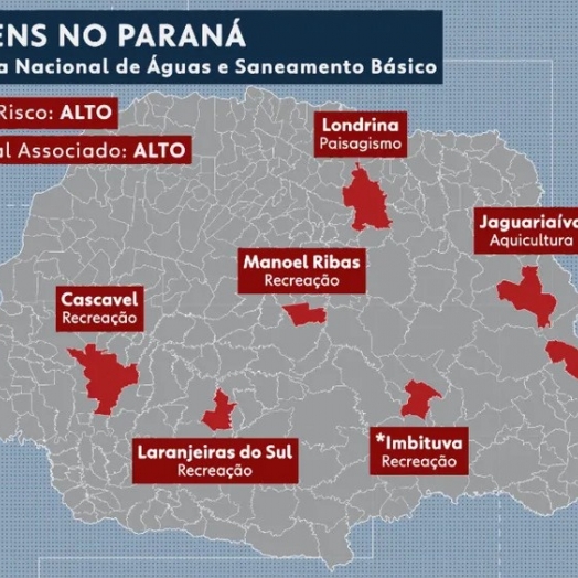 Oito barragens no Paraná apresentam risco, aponta relatório; IAT defende que problemas 