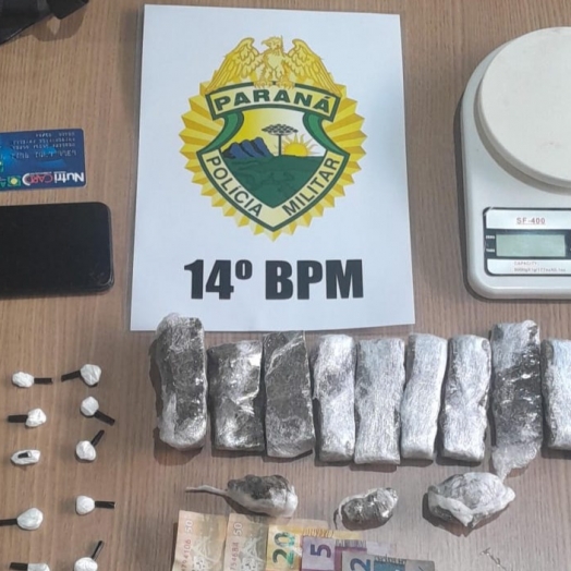 Operação Cidade Segura apreende drogas e prende suspeito em Medianeira