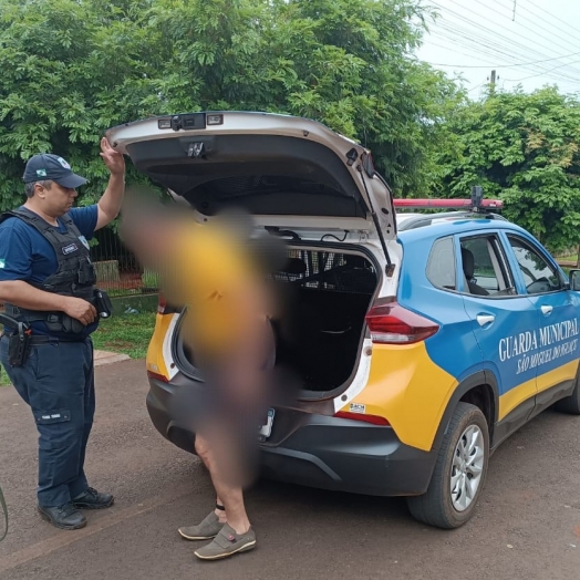 Operação conjunta da Guarda Municipal e Polícia Civil cumpre mandado de prisão em São Miguel do Iguaçu