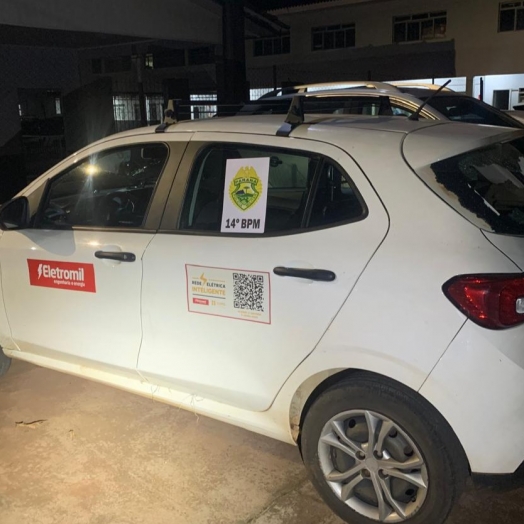 Operação da PM resulta na apreensão de adolescente e na recuperação de carro furtado em Medianeira