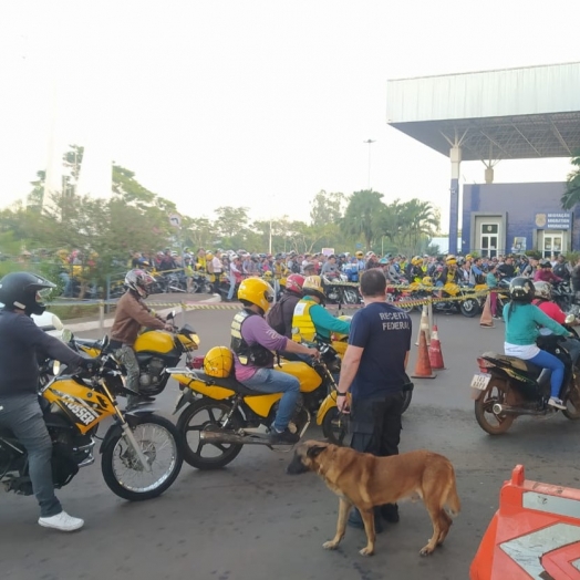 Operação Motos é deflagrada na Ponte Internacional da Amizade