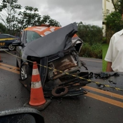 Padre  morre em grave acidente nas proximidades da Ponte Ayrton Senna, entre Guaíra e Mundo Novo