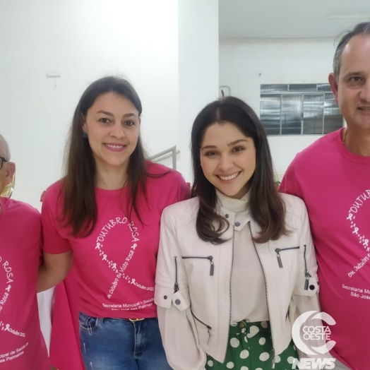 Palestra alusiva ao Outubro Rosa envolve mulheres e lideranças em São José das Palmeiras