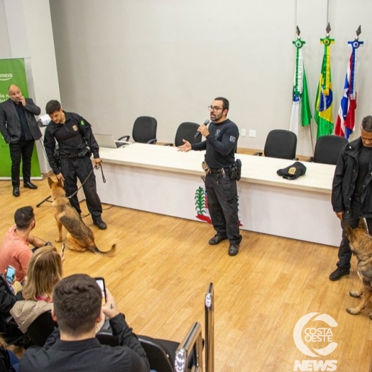 Palestra com a Polícia Federal alerta sobre os perigos das drogas