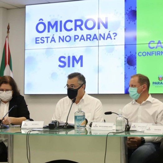 Paraná confirma primeiro caso da variante Ômicron