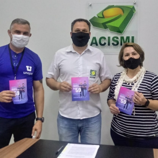 Parceria Acismi e Unopar oferece desconto de 20% para cursos de graduação