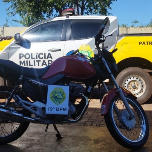 Patrulha Rural apreende motocicleta em Santa Helena com escape adulterado