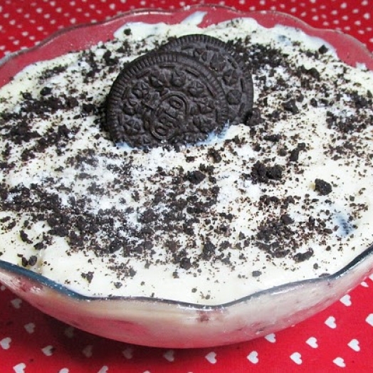 Pavê de leite ninho e oreo