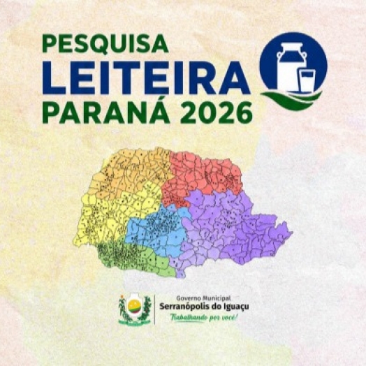 Pesquisa Leiteira Paraná 2026 será realizada em propriedades rurais do município