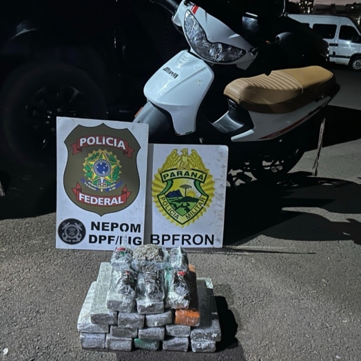 PF e PM prendem estrangeiro com drogas nas proximidades do Rio Paraná