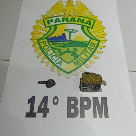PM detém indivíduo com droga para consumo em Medianeira