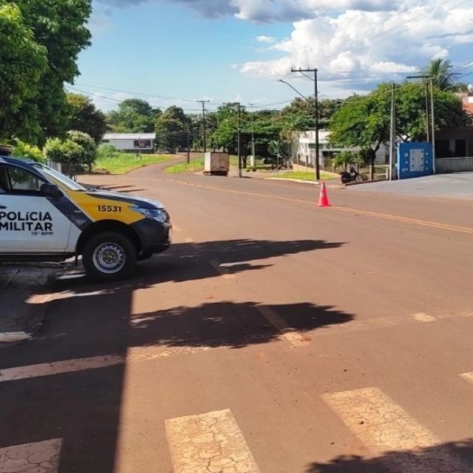 PM emite 23 notificações durante blitz em São Roque distrito de Santa Helena