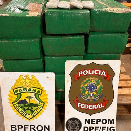 Polícia apreende mais de 500 quilos de drogas em distrito de Santa Helena