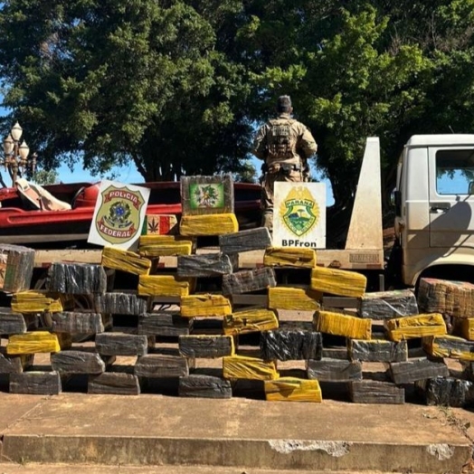 Polícia apreende mais uma tonelada de droga em Santa Helena
