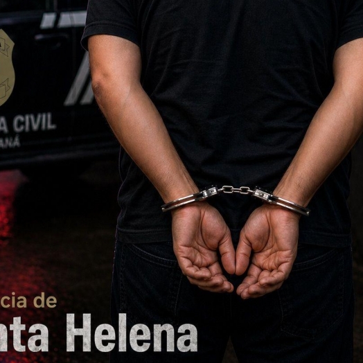 Polícia Civil cumpre mandado de prisão por roubo em Santa Helena