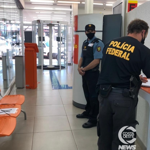 Polícia Federal intensifica fiscalização bancária no Oeste do Paraná
