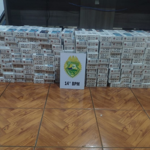 Polícia Militar apreende cigarros contrabandeados em Medianeira