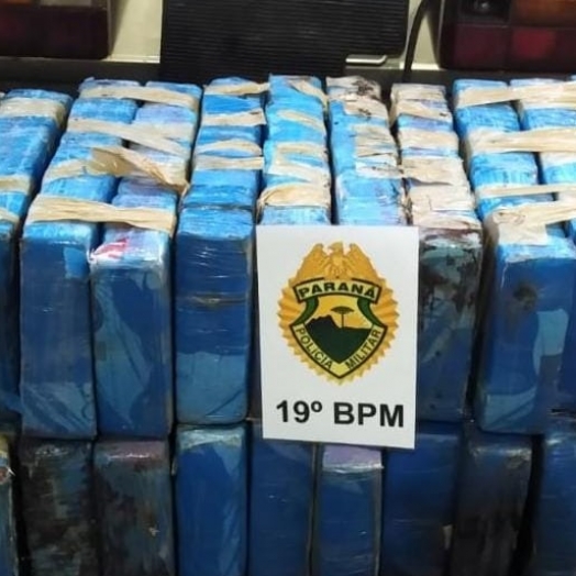 Polícia Militar apreende mais de 200 kg de maconha em Guaíra