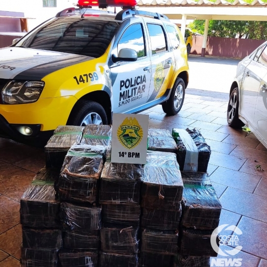 Polícia Militar apreende meia tonelada de maconha em São Miguel do Iguaçu